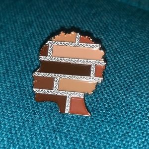 Male Silhouette Lapel Pin!